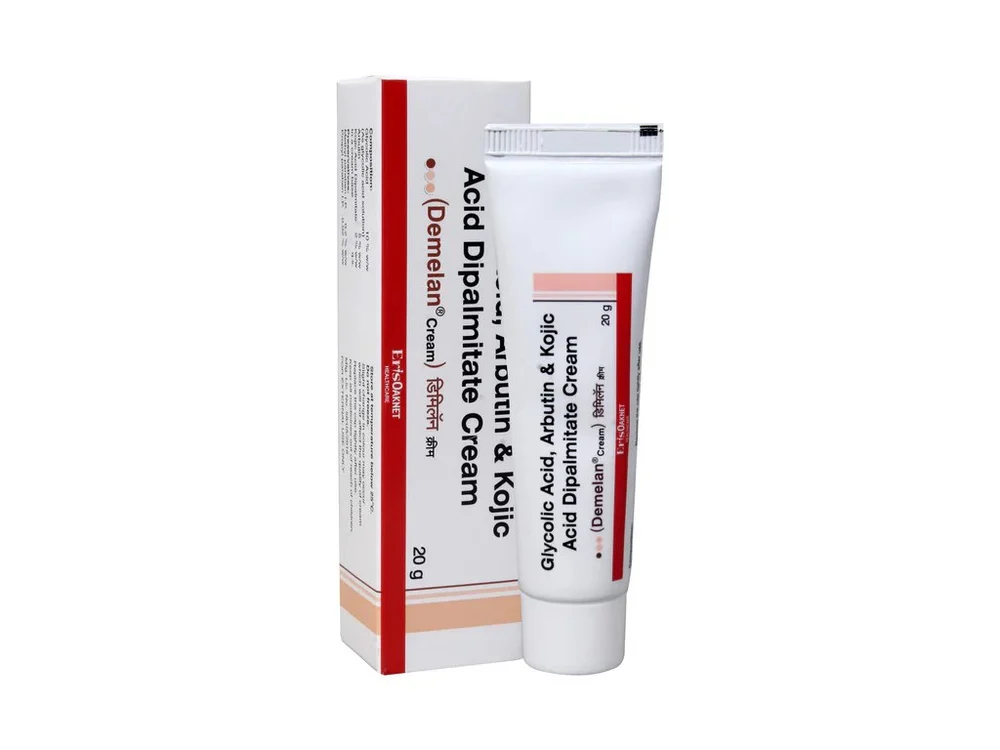 Demelan Glycolic Acid , Arbutin and Kojic , Acid Dipalmitate cream