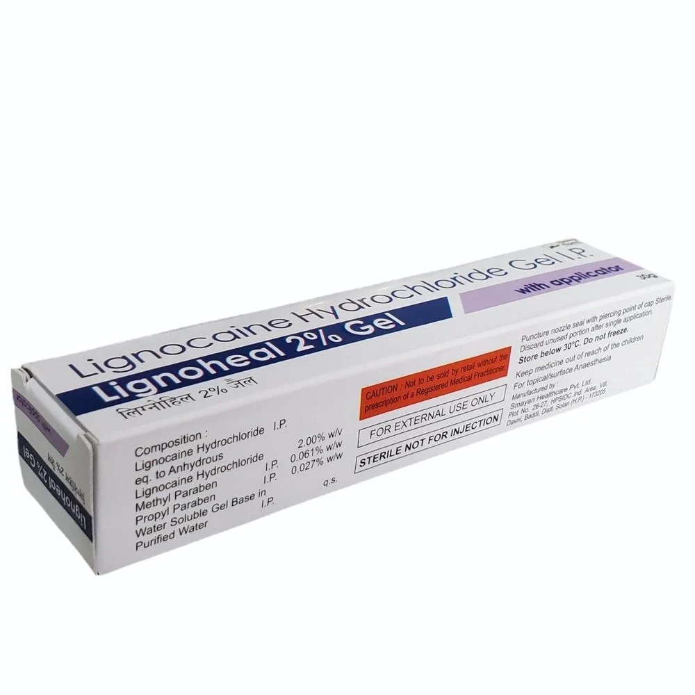 2%W/W Lignoheal Lignocaine Hydrochloride Gel
