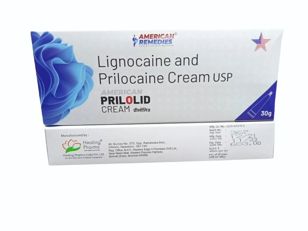 Prilolid Lignocaine And Prilocaine Cream