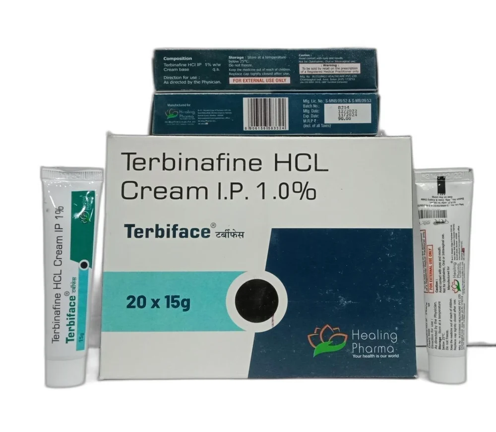 Terbiface Terbinafine HCL 1% Cream
